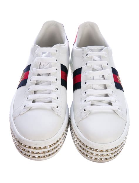 crystal gucci sneakers